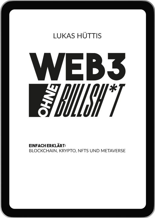 Web3 ohne Bullsh*t E-Book auf Tablet